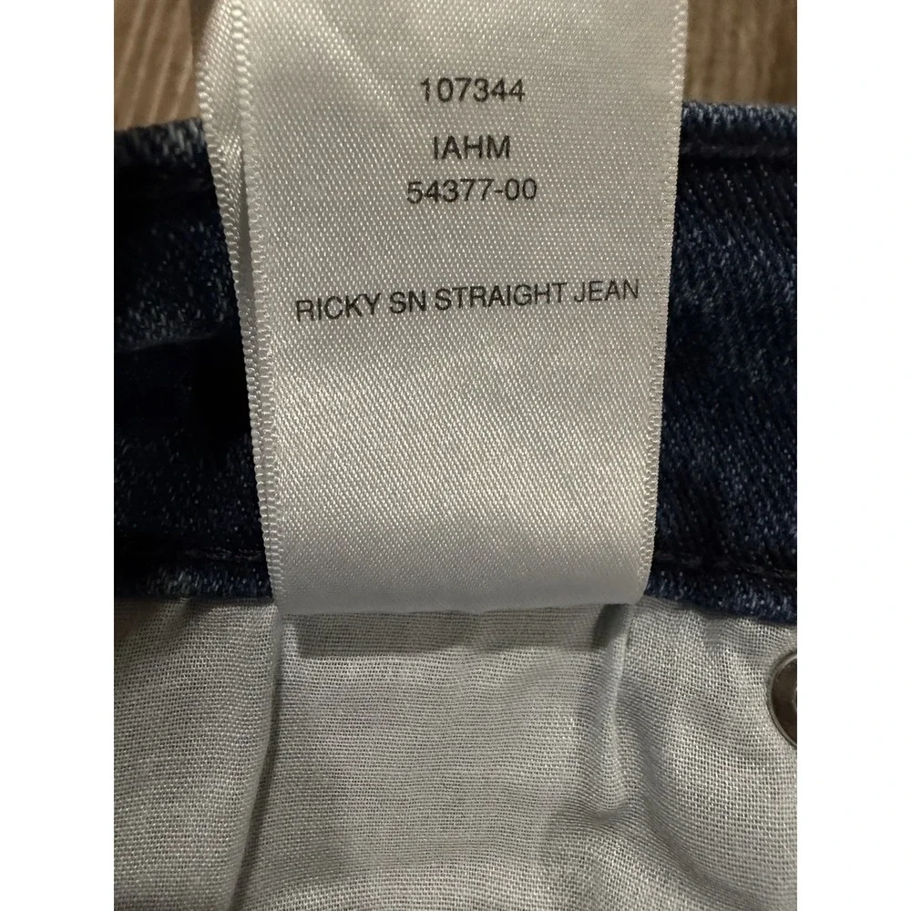 True‎ Religion Ricky Relaxed Straight Jeans Mens 38x34 (Fits 38x32.5) Tidal Wash